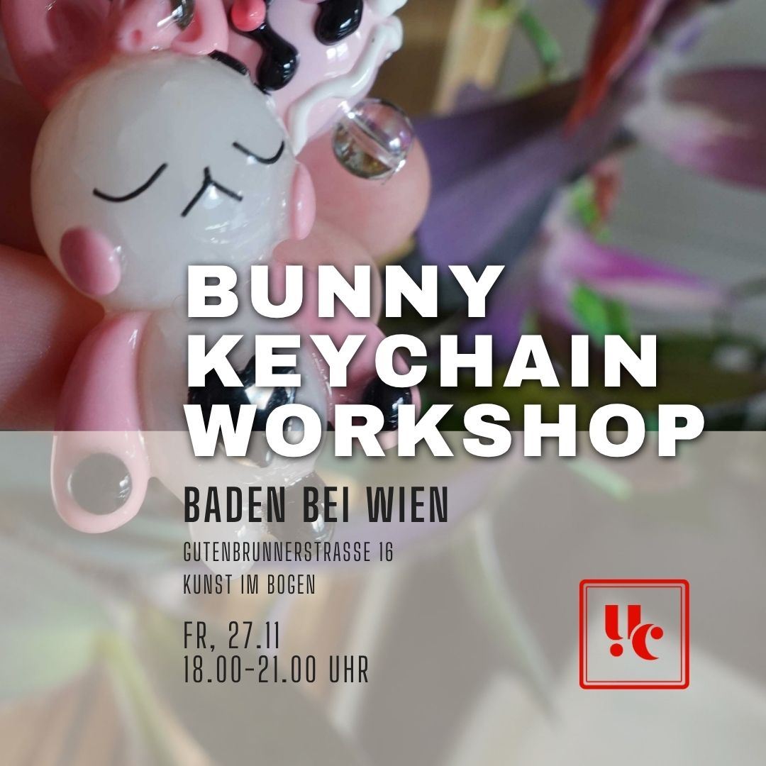 🐰 Bunny Keychain Workshop November 🐰