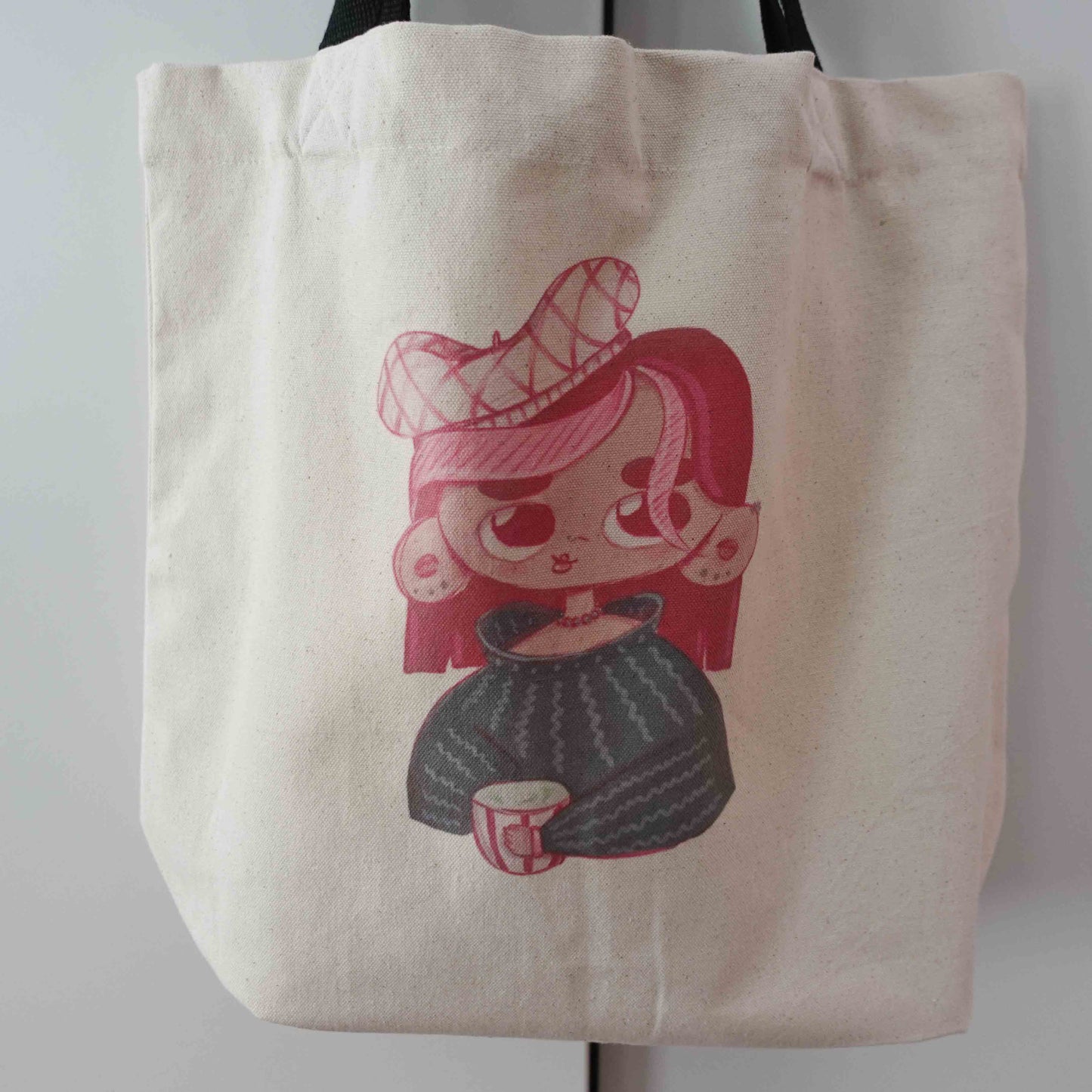 matcha girl totebag