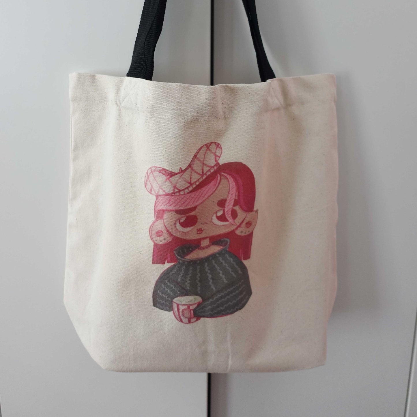 matcha girl totebag