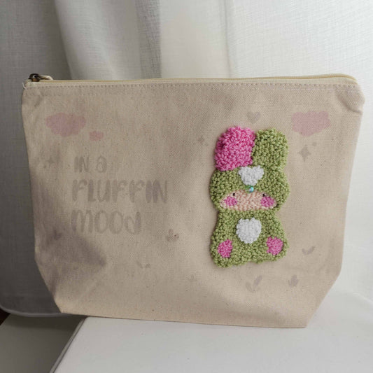 matcha strawberry fluff club pouch