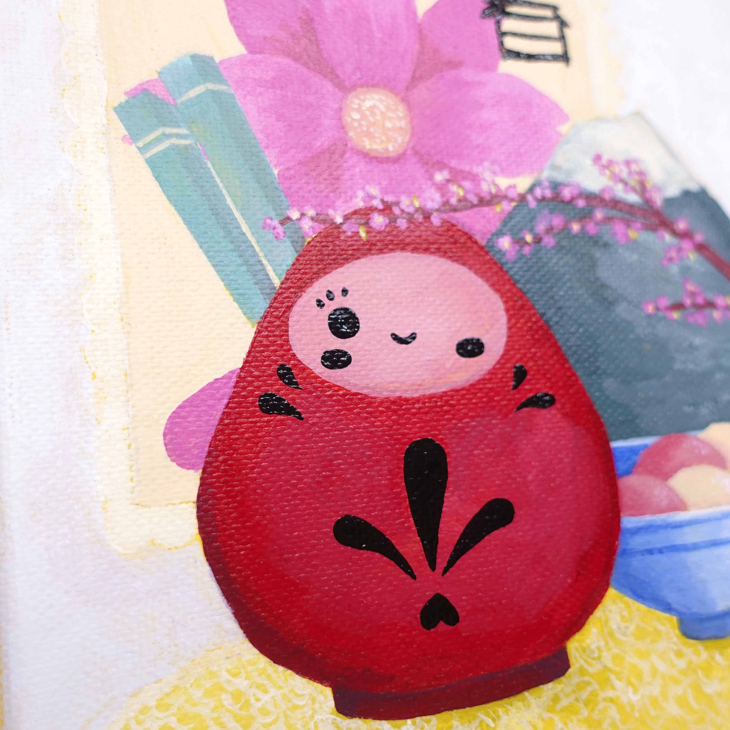 Daruma Original Painting