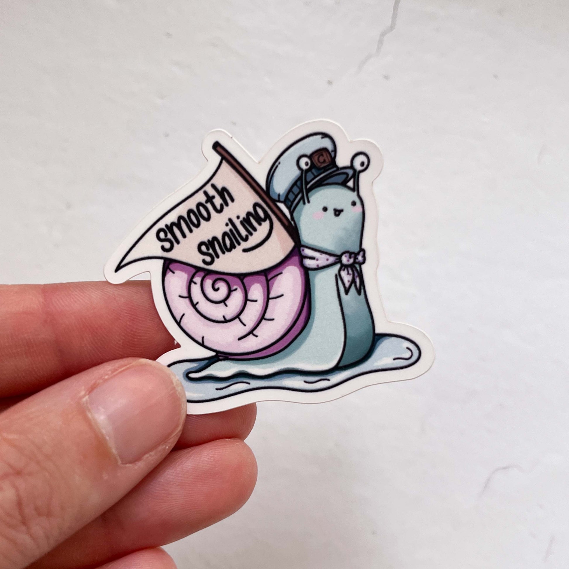 smooth snailing sticker
