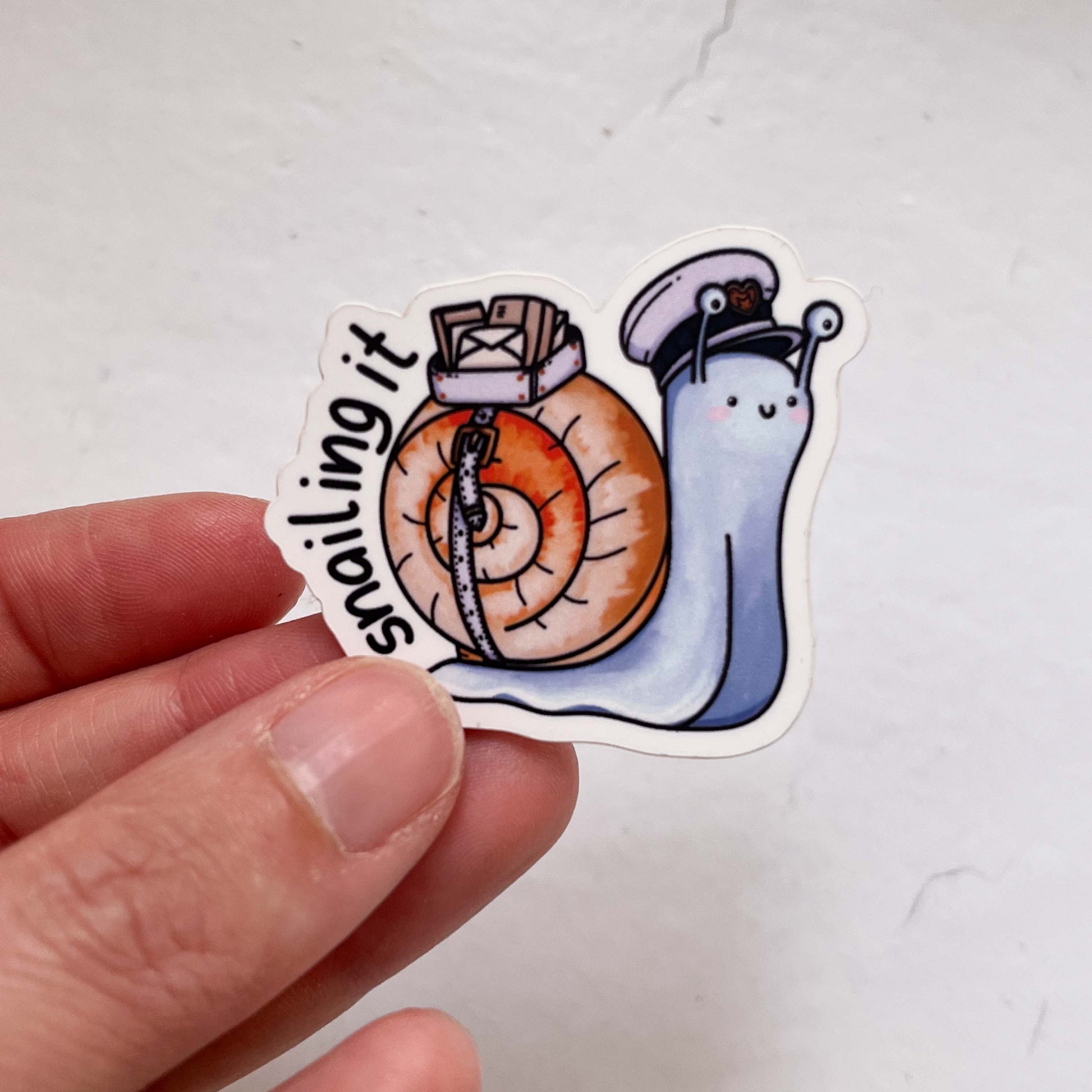 snailing it sticker