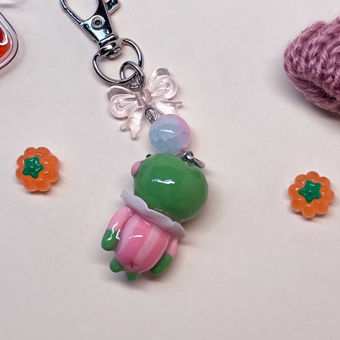 Clown Frog Keychain