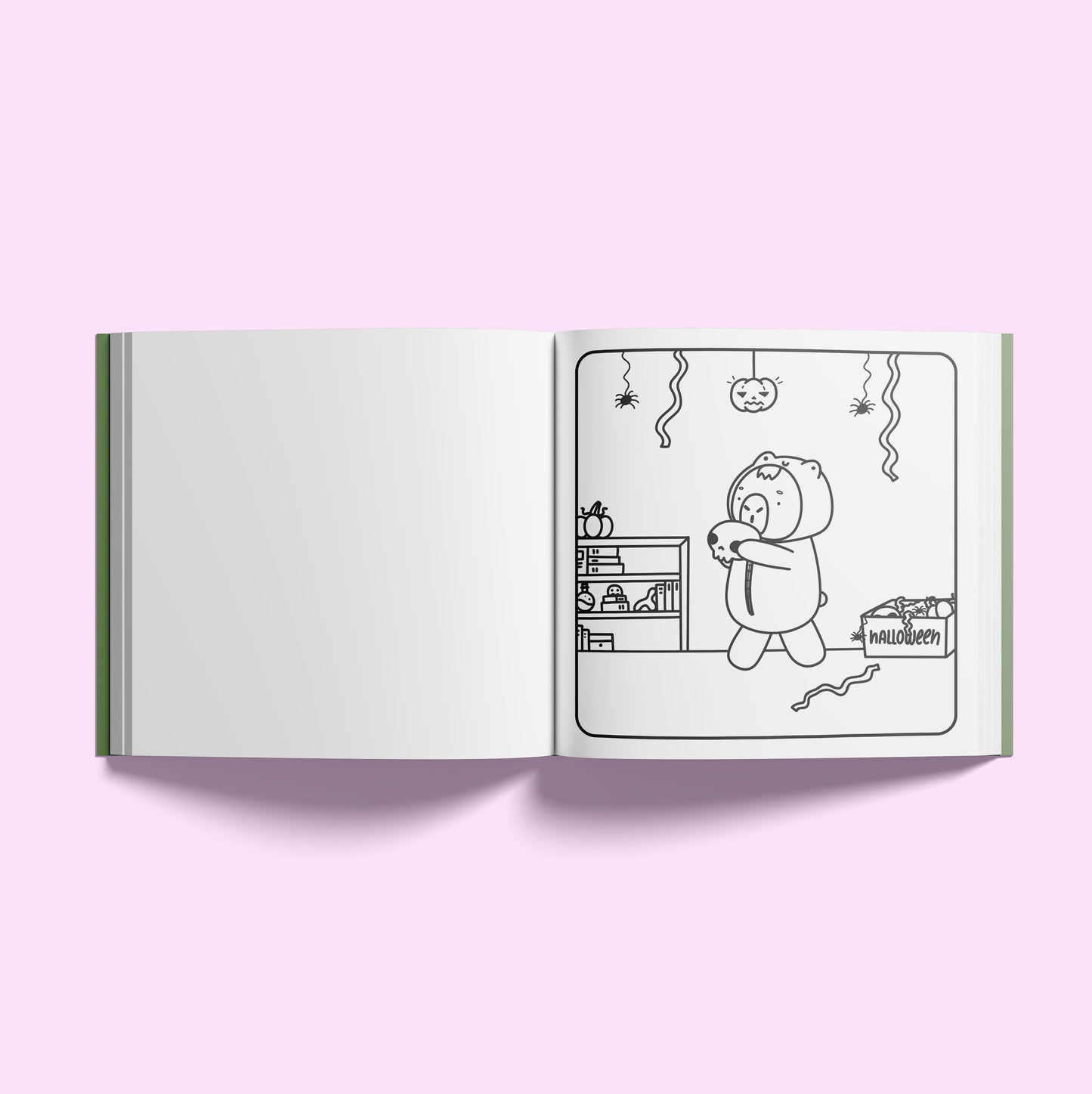 Cute Fall Friends Coloring Book