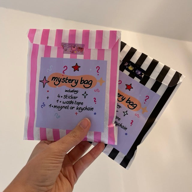 Halloween-themed Trick or Treat Mystery Bag from the Midnight Sweets Collection, featuring kawaii packaging with spooky and candy-inspired designs.
