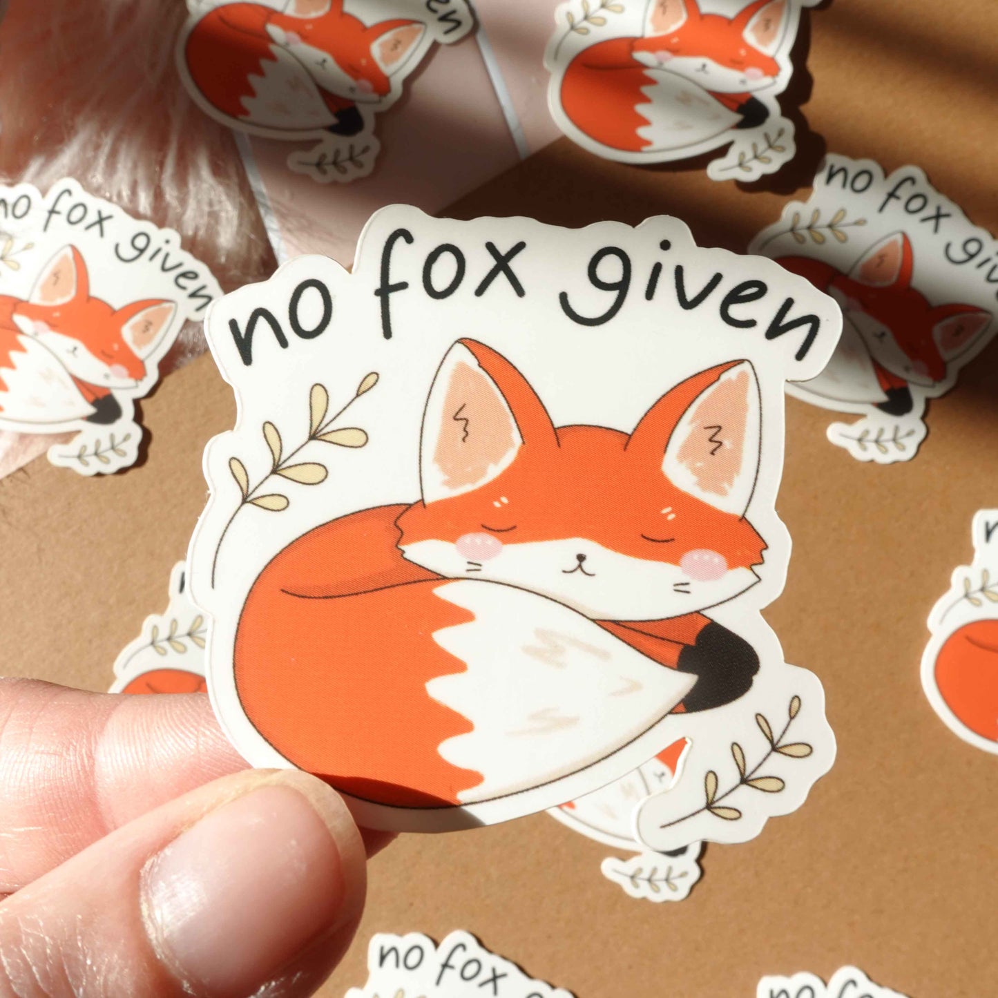 Cute sticker assortment with playful designs of a fox, pigeon, matcha bear, and fish, perfect for kids and adults alike.