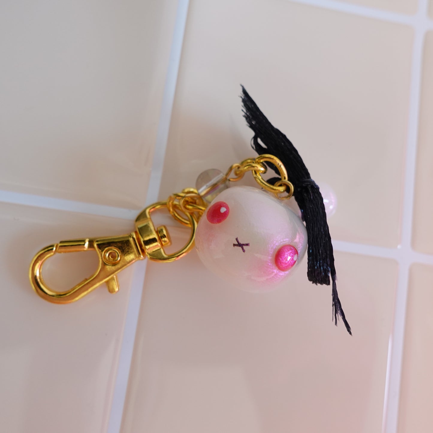 Coquette Bunny Keychain