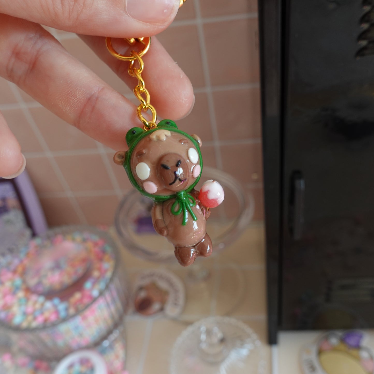 Capybara Keychain