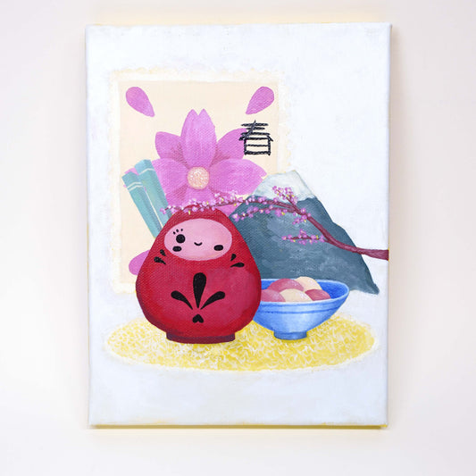 Daruma Original Painting