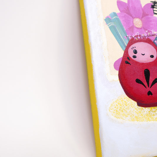 Daruma Original Painting