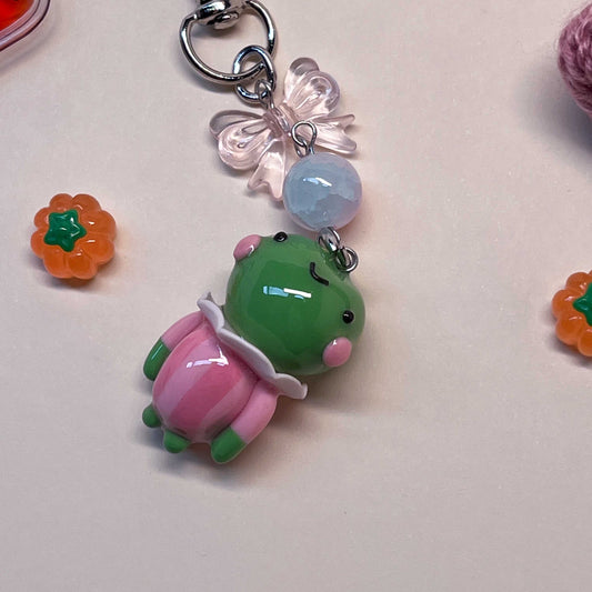 Clown Frog Keychain