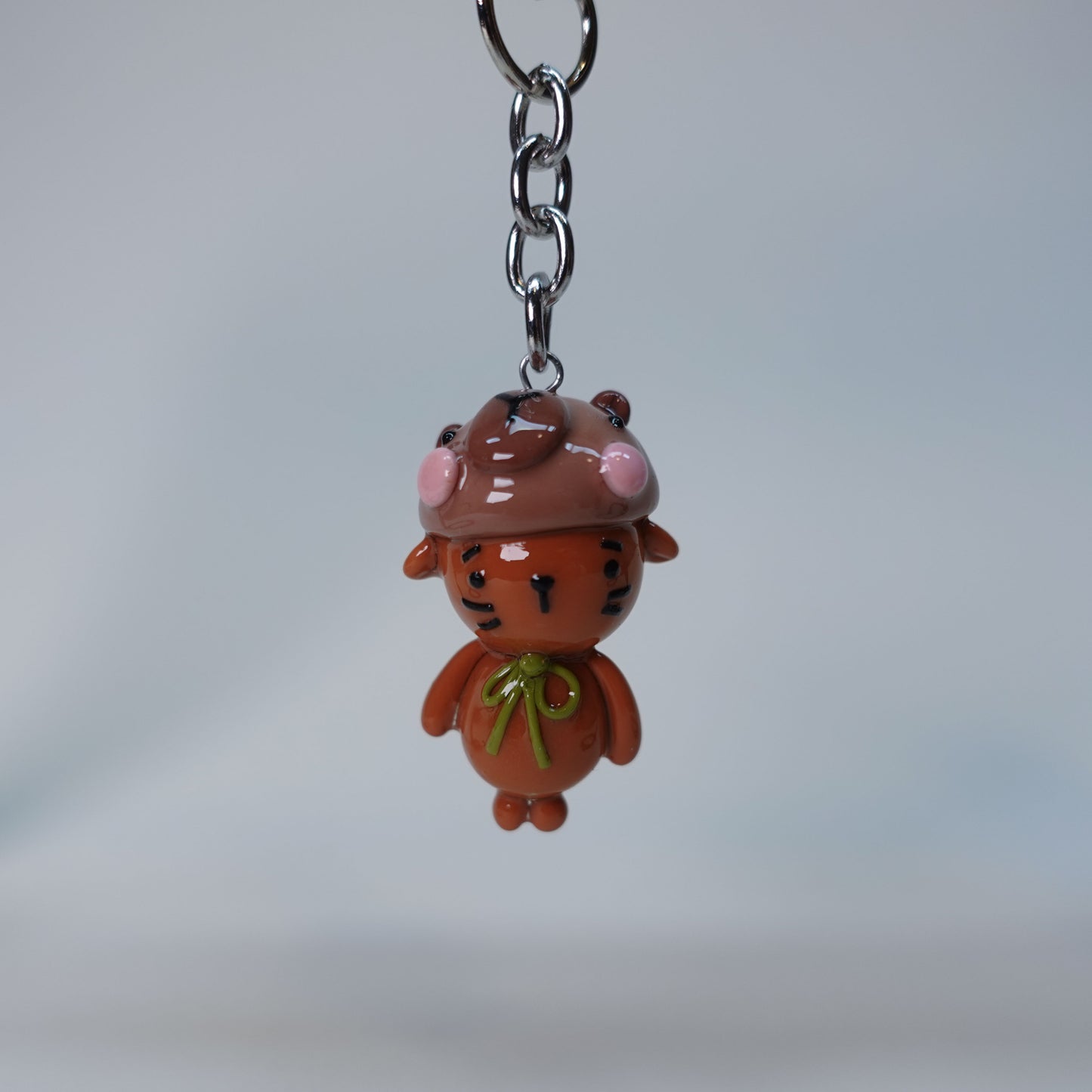 Capybara Cat Keychain
