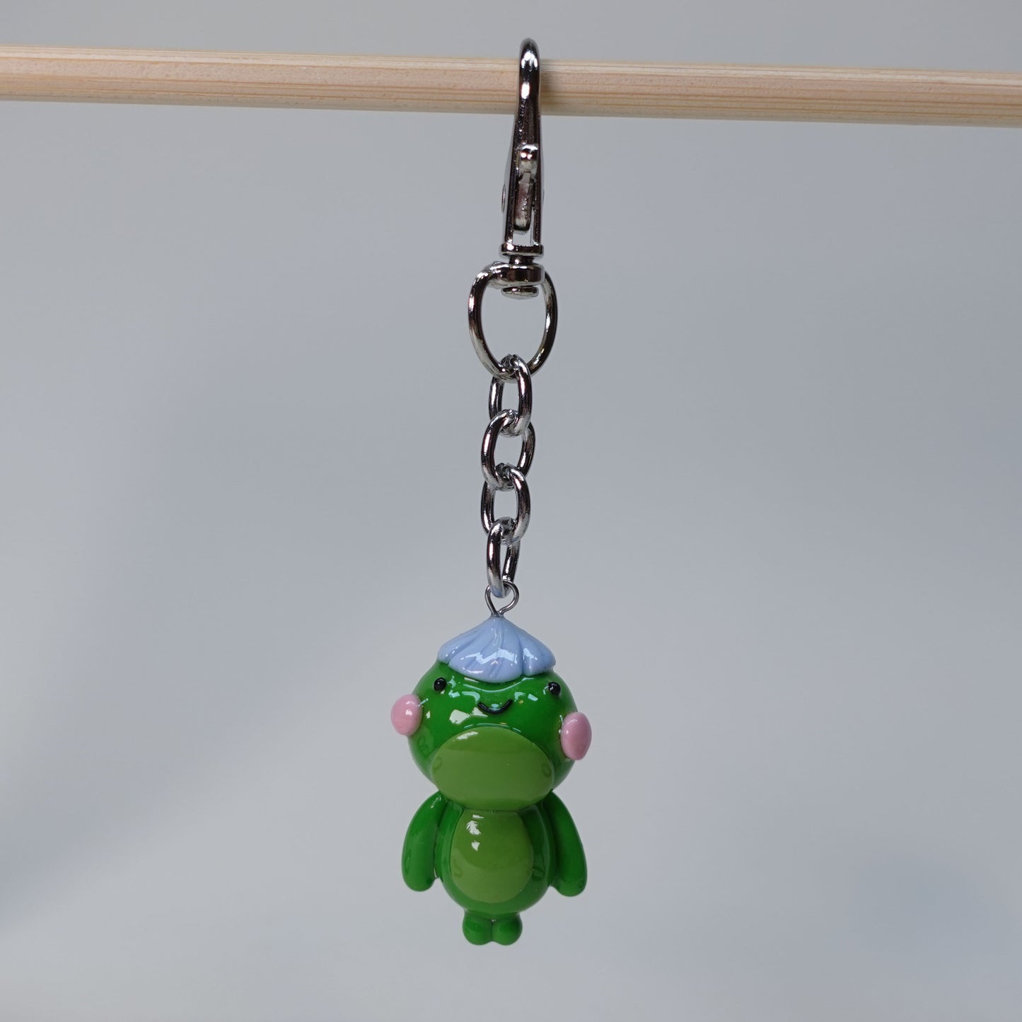Spring Frog Keychain