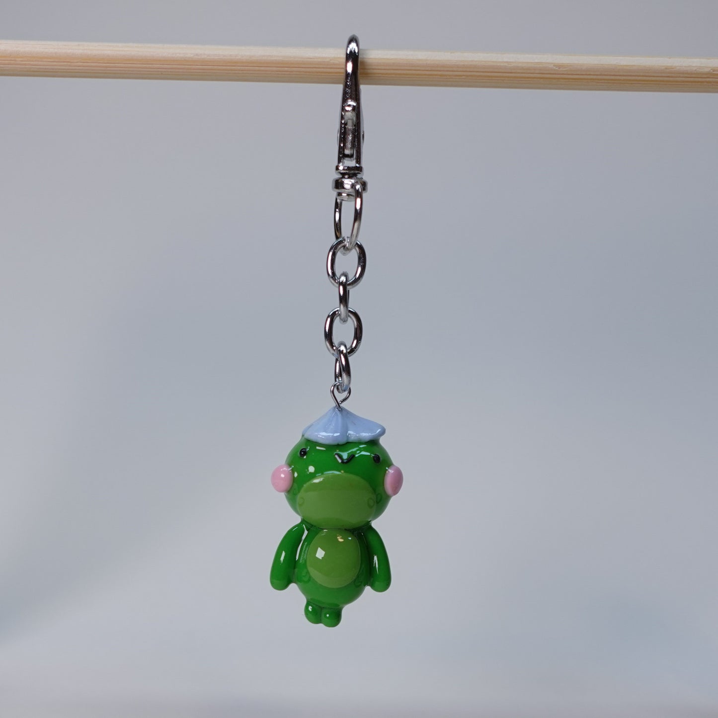 Spring Frog Keychain